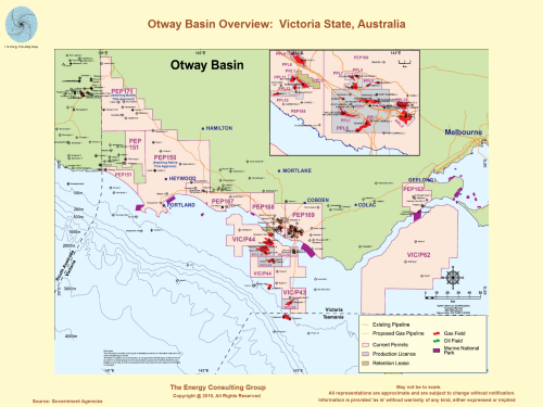 Otway Basin:  Victoria, Australia