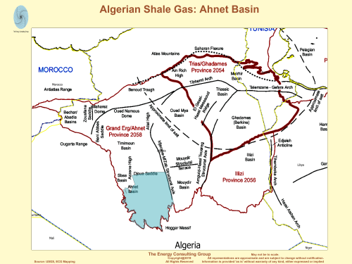 Algerian Shale Gas: Ahnet Basin