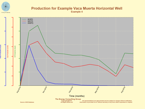 This example reflects one of the more successful Vaca Muerta horizontal  completions.